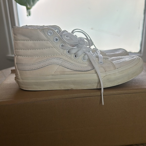 Vans Shoes - All white high top vans